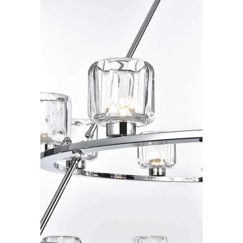Cadence 27 Light 48 inch Chrome Chandelier Ceiling Light