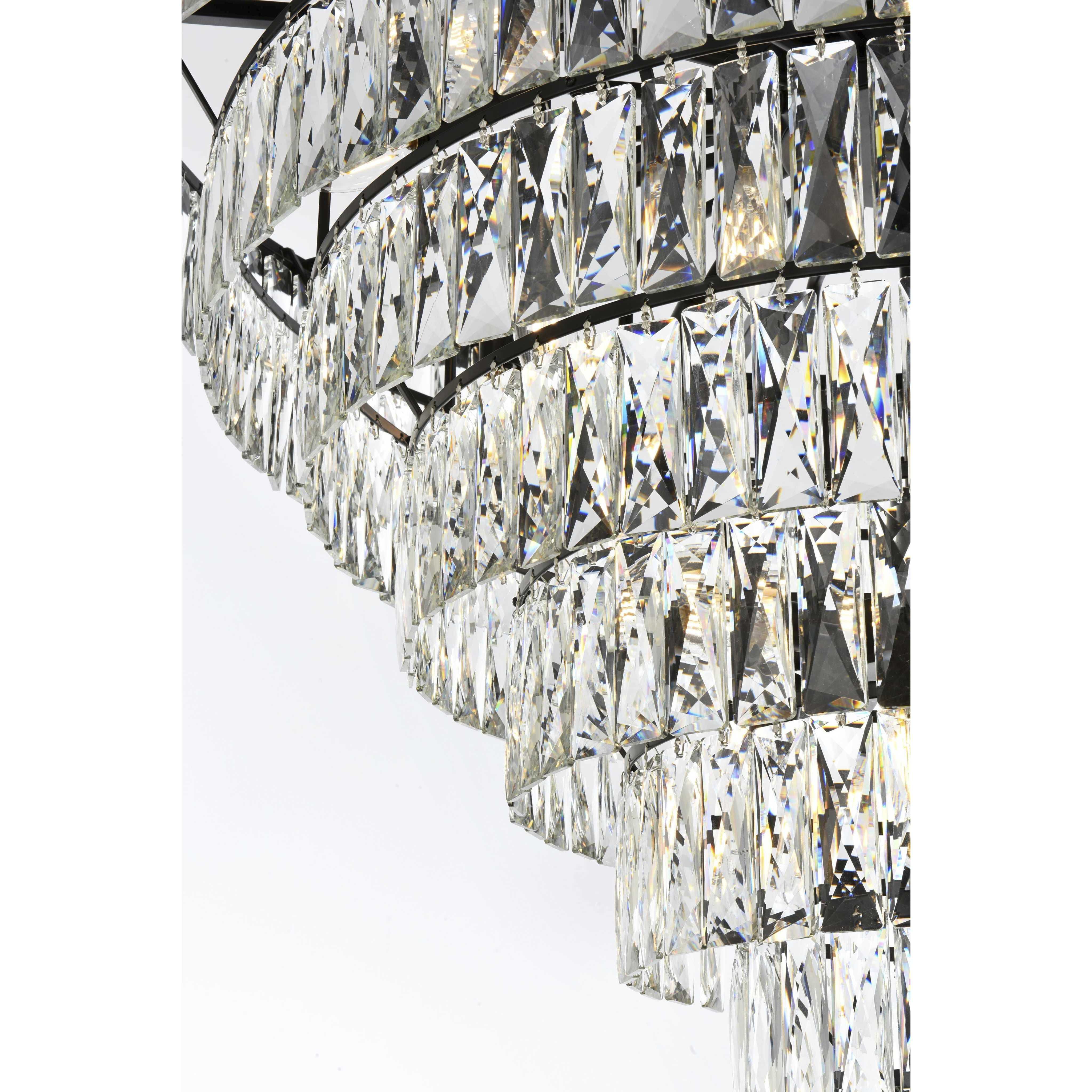 Josephine 29 Light 36 inch Black Chandelier Ceiling Light