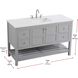 Theo 54 X 34 inch Grey Bathroom Vanity Cabinet