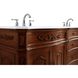 Danville 72 X 21 X 36 inch Teak Vanity Sink Set