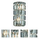 Maxime 2 Light 6 inch Chrome Wall Sconce Wall Light in Royal Cut