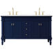 Lexington 60 X 22 X 35 inch Blue Vanity Sink Set