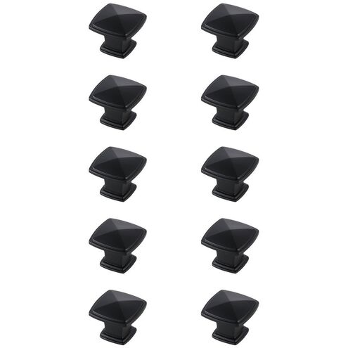 Marcel Matte Black Hardware Cabinet Knob, Set of 10