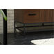 Eugene 60 X 22 X 34 inch Walnut Vanity Sink Set