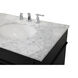Park Avenue 72 X 21.5 X 35 inch Black Vanity Sink Set