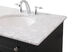 Clarence 72 X 22 X 35 inch Black Vanity Sink Set