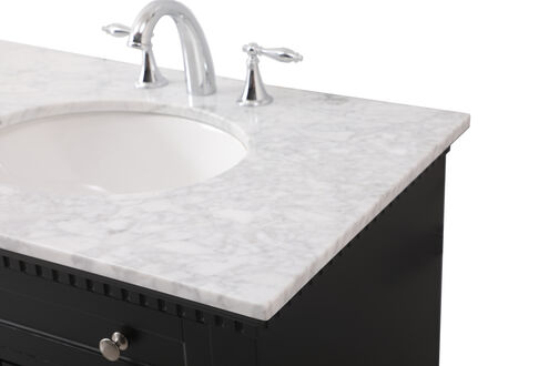 Clarence 72 X 22 X 35 inch Black Vanity Sink Set