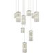 Aston 9 Light 24 inch Chrome Pendant Ceiling Light