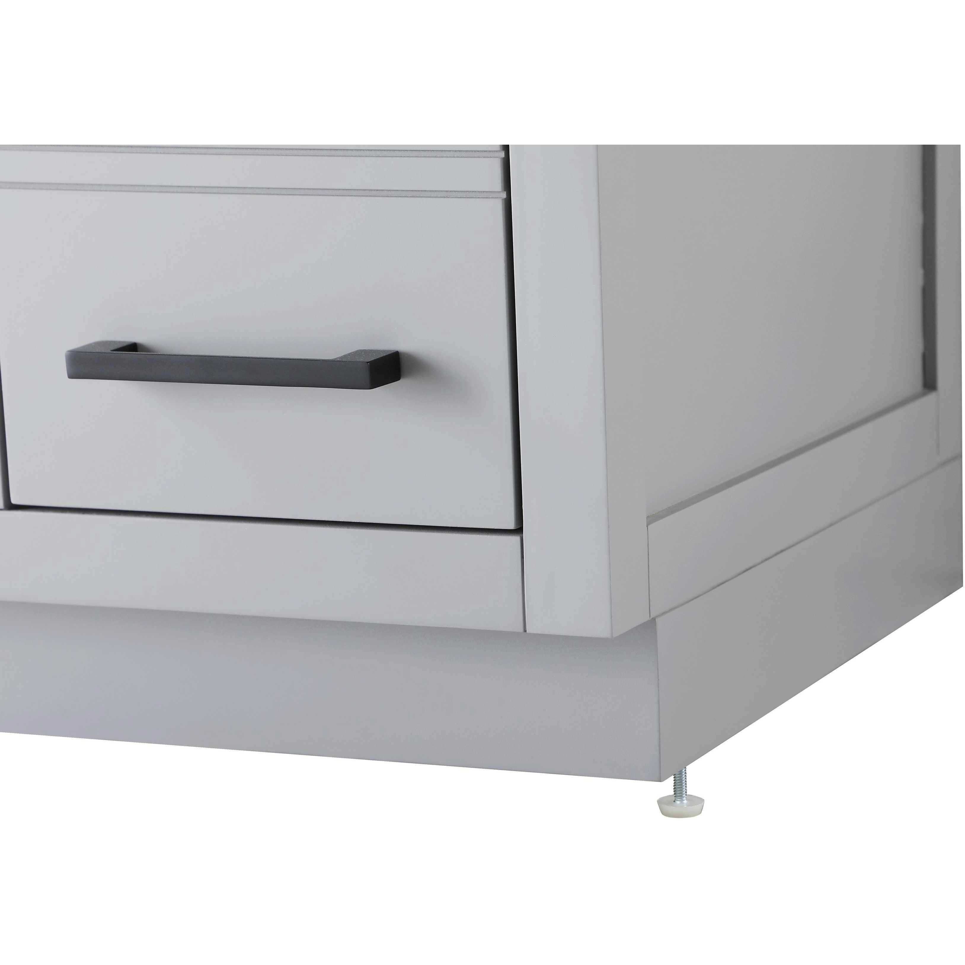 Alden 48 X 35 inch Grey Bathroom Vanity Cabinet