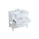 Clement 36 X 22 X 34 inch White Bathroom Vanity Cabinet