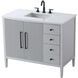 Blakely 42 X 34 inch Grey Bathroom Vanity Cabinet