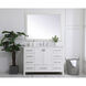 Irene 48 X 22 X 34 inch White Vanity Sink Set