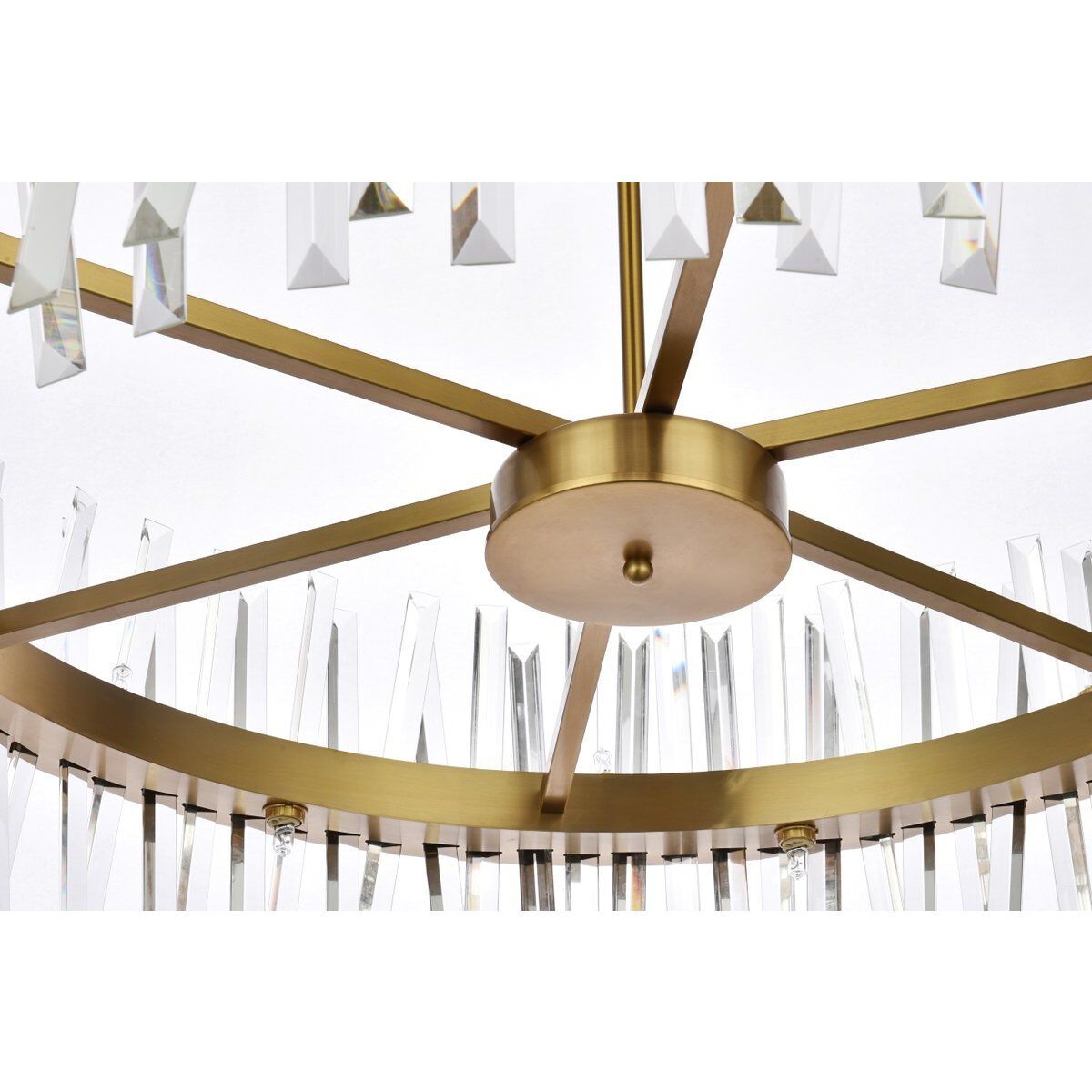 Serephina 16 Light 36 inch Satin Gold Chandelier Ceiling Light