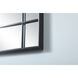 Viola 40 X 30 inch Black Mirror