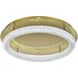 Bowen 1 Light 29.5 inch Satin Gold Flush Mount Ceiling Light