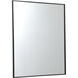 Monet 40 X 36 inch Black Wall Mirror