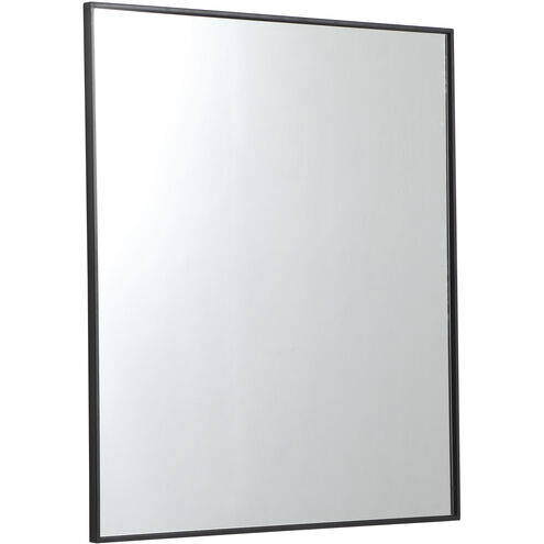 Monet 40 X 36 inch Black Wall Mirror