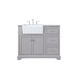 Franklin 42 X 22 X 35 inch Grey Bathroom Vanity Cabinet