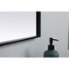 Ayra 36 X 36 inch Black Mirror