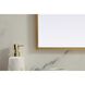 Blaire 40 X 34 inch Brass Mirror
