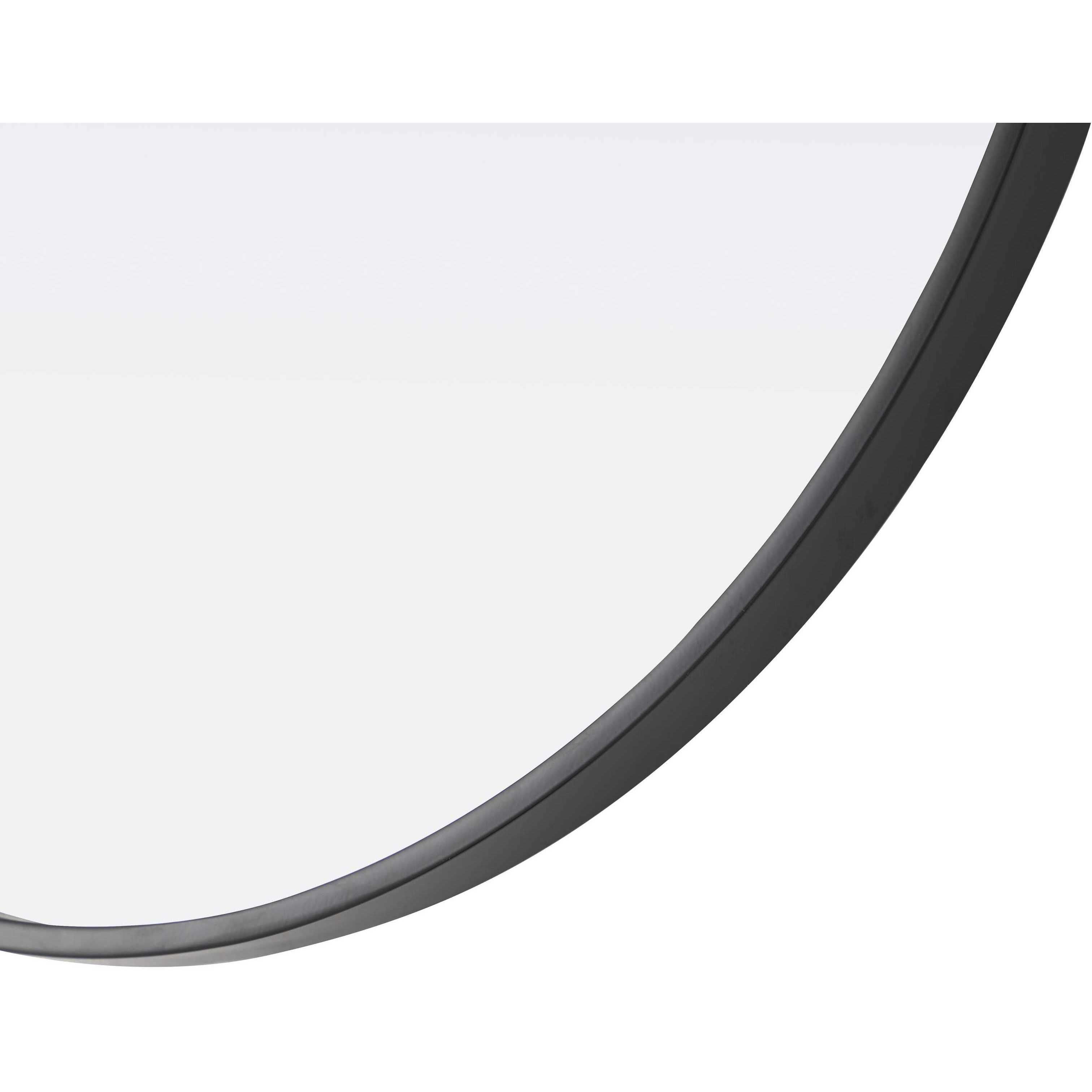 Amoura 24 X 24 inch Black Mirror