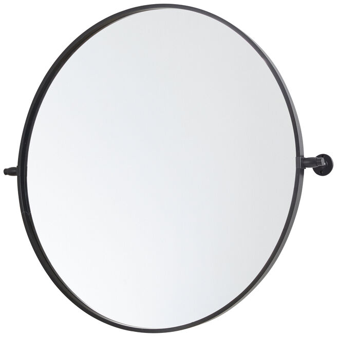 Everly 30 X 30 inch Black Mirror