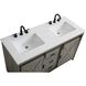 Austin 54 X 34 inch Rustic Grey Bathroom Vanity Cabinet