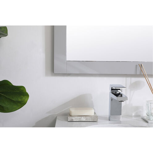 Aqua 32 X 18 inch Grey Wall Mirror
