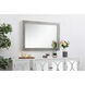 Colette 42 X 28 inch Chevron Wall Mirror