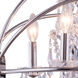 Geneva 5 Light 20 inch Polished Nickel Pendant Ceiling Light in Clear, Urban Classic