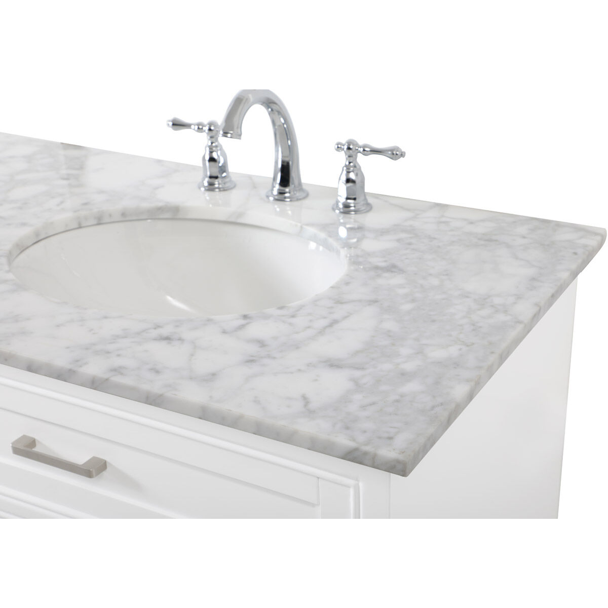 Americana 72 X 22 X 35 inch White Vanity Sink Set