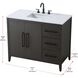 Millie 42 X 35 inch Mocha Brown Bathroom Vanity Cabinet