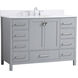 Irene 48 X 22 X 34 inch Gray Vanity Sink Set