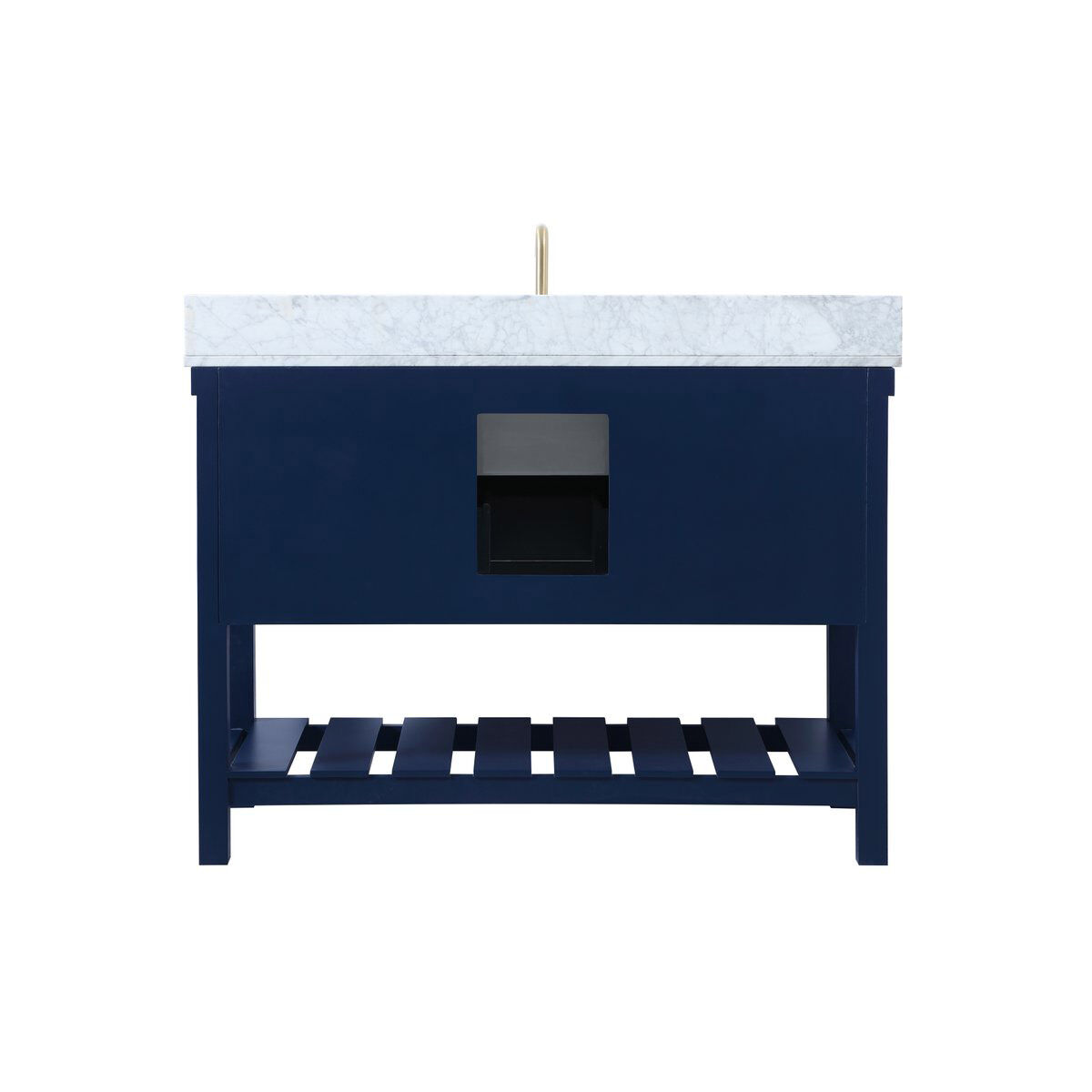 Clement 48 X 22 X 34.13 inch Blue Bathroom Vanity Cabinet