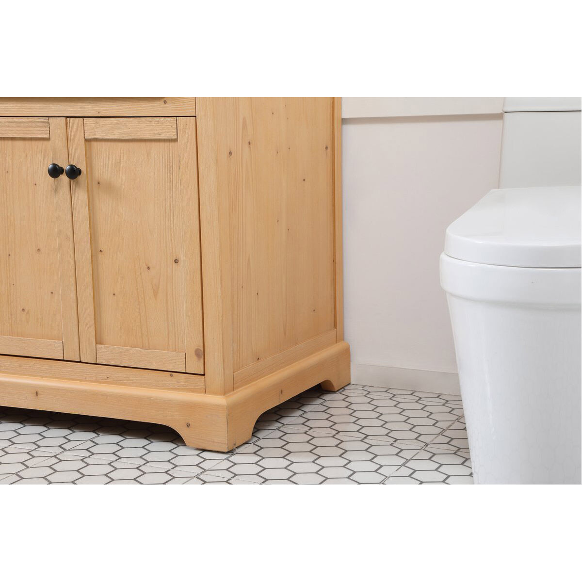 Franklin 60 X 22 X 34.75 inch Natural Wood Bathroom Vanity Cabinet