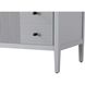 Blakely 42 X 34 inch Grey Bathroom Vanity Cabinet