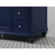 Otto 42 X 21 X 35 inch Blue Vanity Sink Set