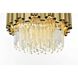 Willow 4 Light 16 inch Satin Gold Chandelier Ceiling Light