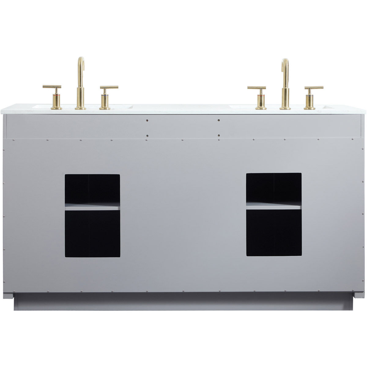 Blake 60 X 22 X 34 inch Grey Vanity Sink Set