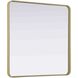 Remy 36 X 36 inch Brass Mirror