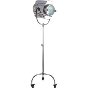 Ansel Tripod 64 inch 40 watt Chrome Floor Lamp Portable Light, Urban Classic