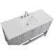 Theo 54 X 34 inch Grey Bathroom Vanity Cabinet