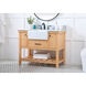 Clement 42 X 22 X 34 inch Natural Wood Bathroom Vanity Cabinet