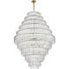 Emilia 33 Light 42 inch Satin Gold Chandelier Ceiling Light