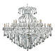 Maria Theresa 49 Light 72 inch Chrome Foyer Ceiling Light in Clear, Royal Cut