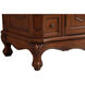 Danville 42 X 21 X 36 inch Teak Vanity Sink Set