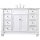 Wesley 48 X 22 X 35 inch White Vanity Sink Set
