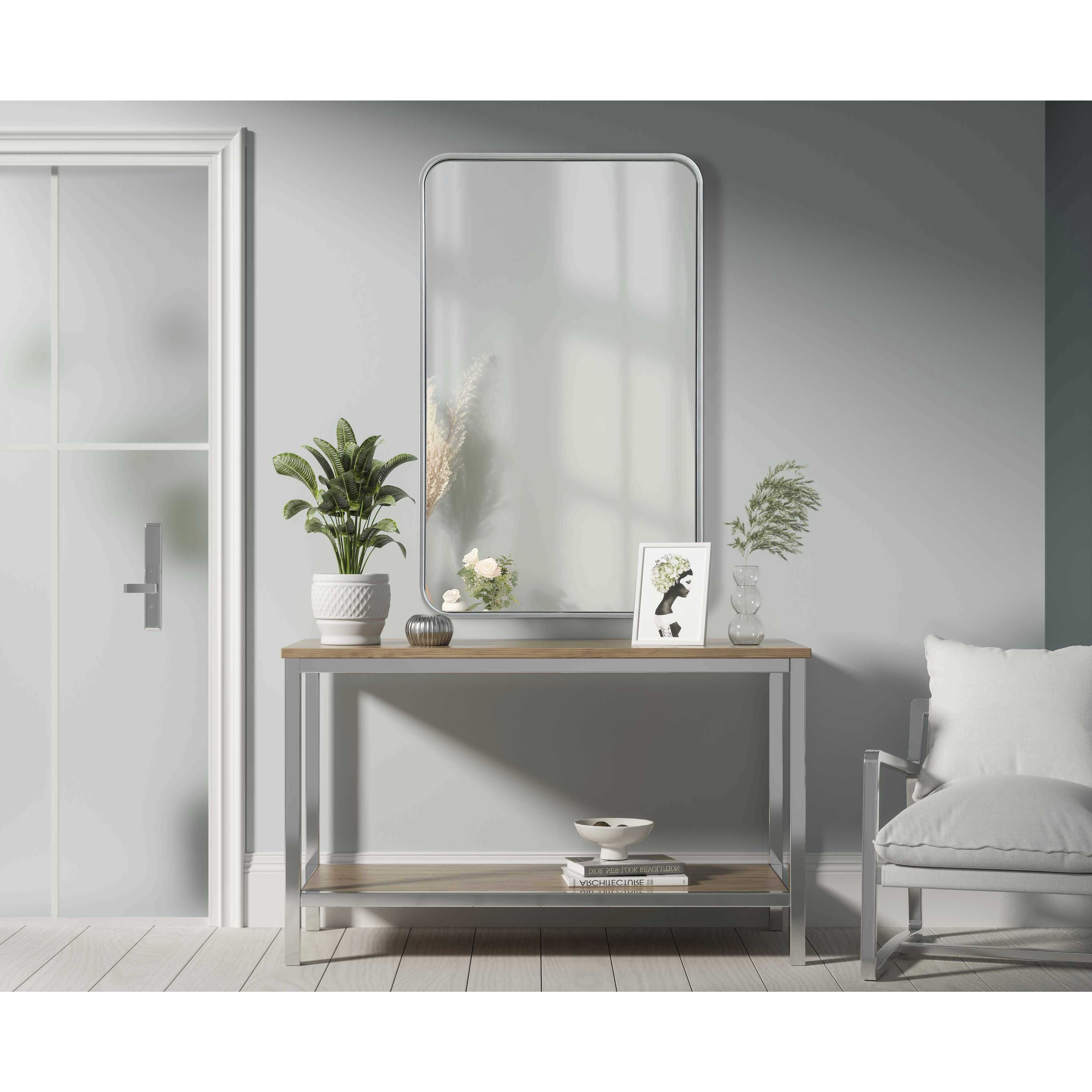 Remy 36 X 22 inch Silver Mirror