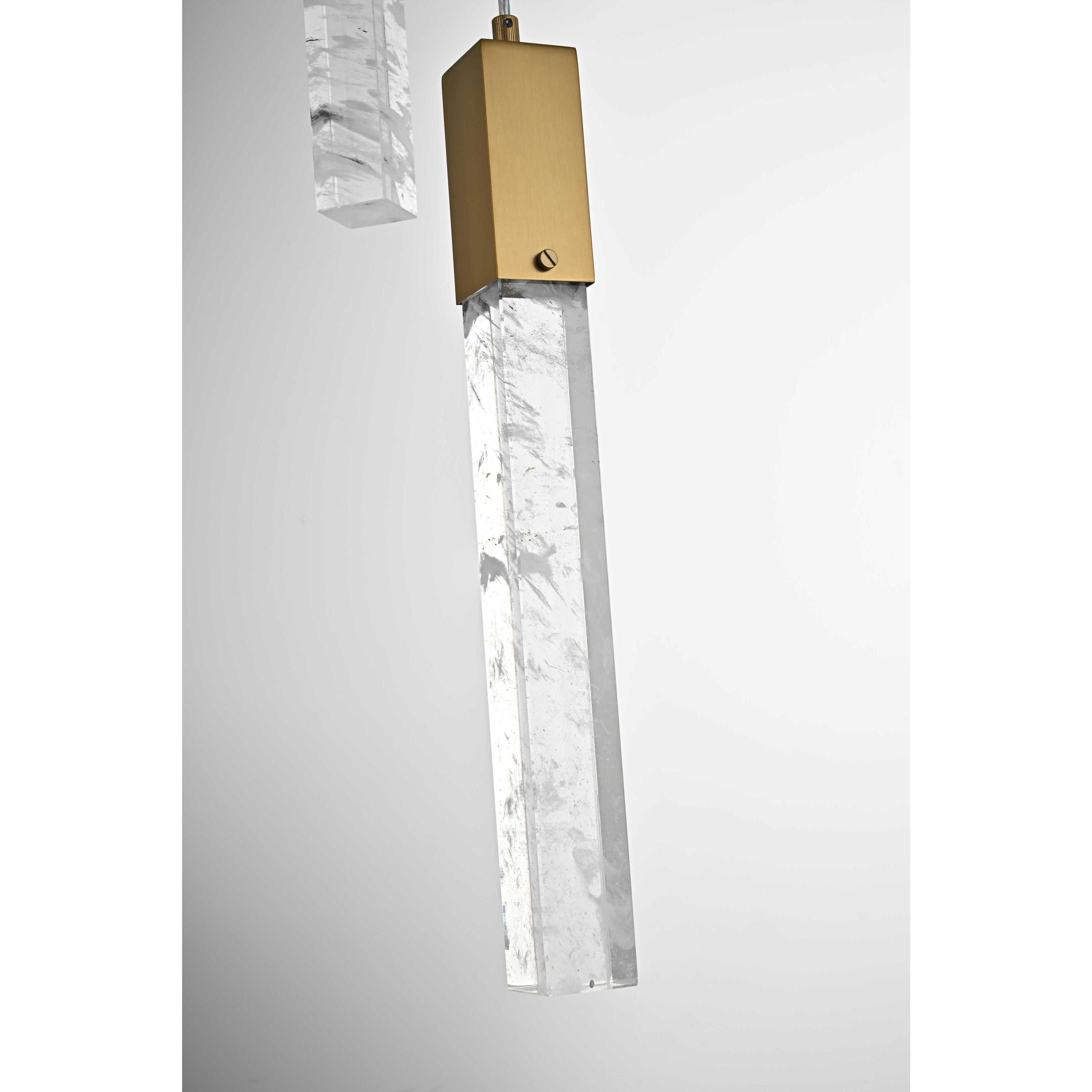 Aurora 5 Light 20 inch Satin Gold Chandelier Ceiling Light