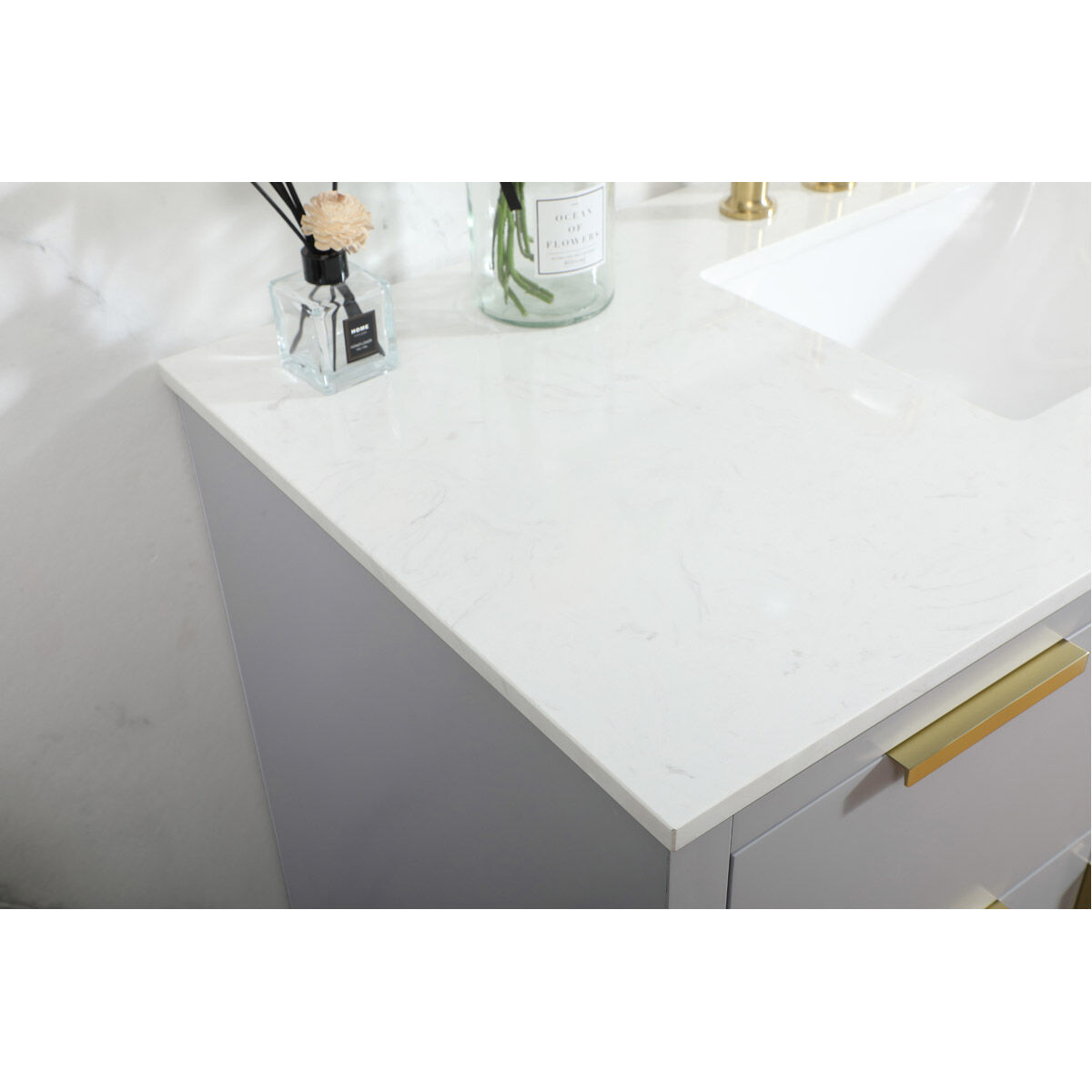 Blake 48 X 22 X 34 inch Grey Vanity Sink Set